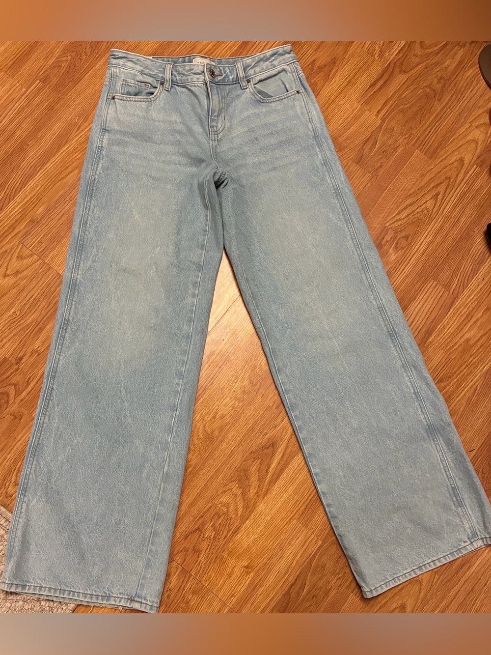 PacSun Casey Low Rise Baggy Wide Leg Jeans Light Wash Size 25
